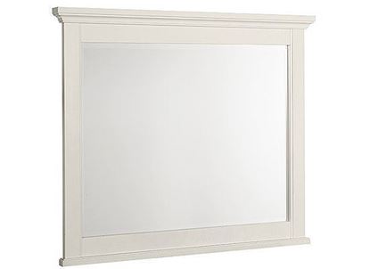 Bungalow Home Landscape Mirror (744-447) with a Lattice finish from Vaughan-Bassett furniture