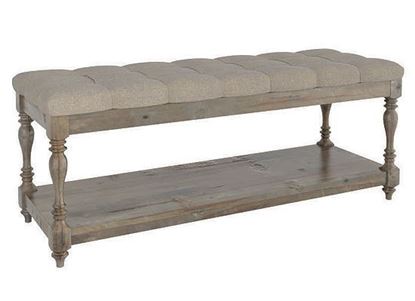 Champlain Rustic Upholstered bench:  BNN08906JA08D18