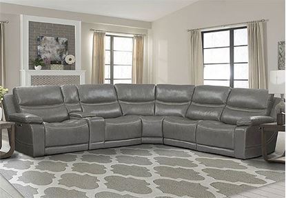 PALMER - GREIGE 6pc Sectional (MPAL-PACKA(HL)-GRG) by Parker House furniture