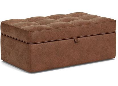 Daphne Rectangular Storage Ottoman 7408-091S from Flexsteel furniture