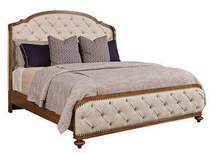 BERKSHIRE KING GLENDALE UPH SHELTER BED COMPLETE - 011-316R from American Drew