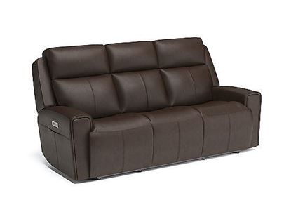 Barnett Power Reclining Sofa with Power Headrests and Lumbar - 1601-62PH by Flexsteel Furniture